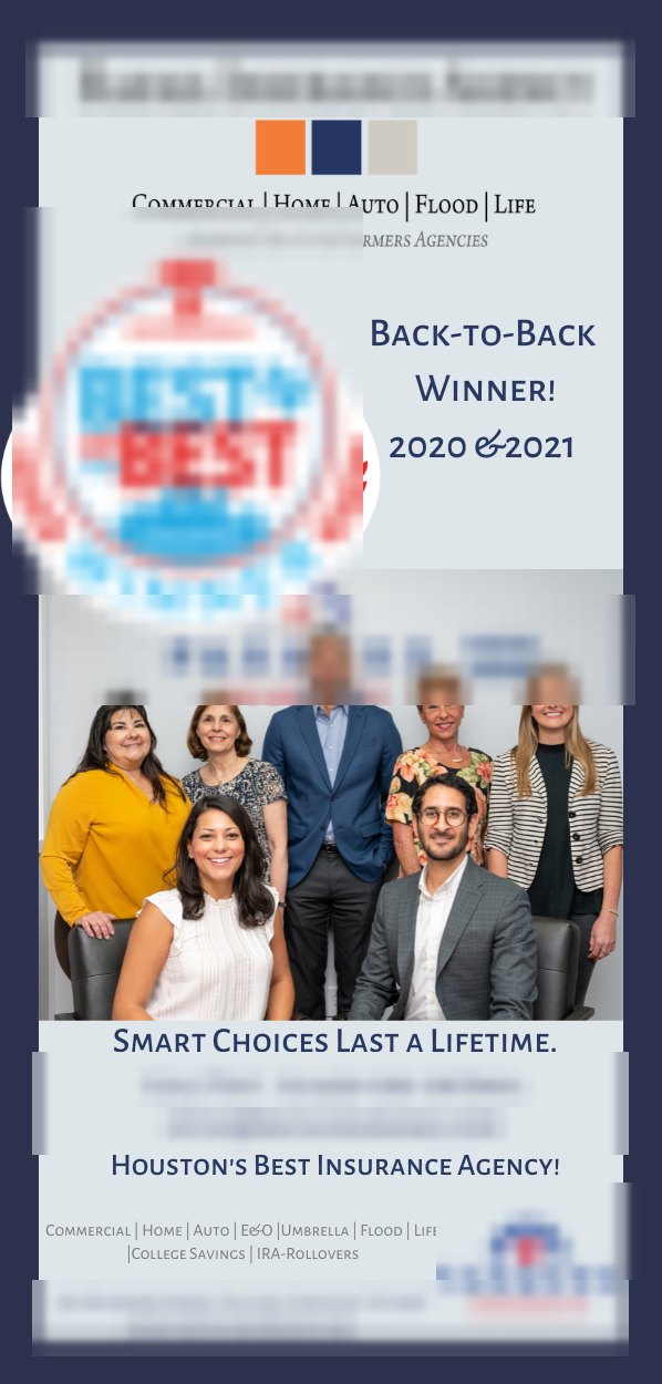 Alternate version of the insurance agency award ad
